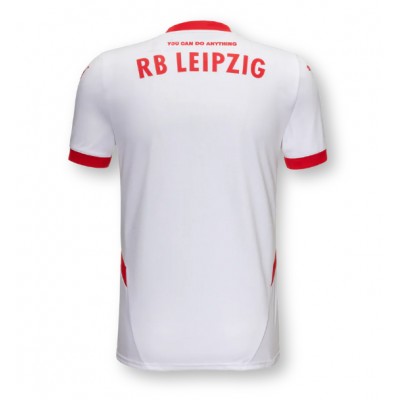 Moški Nogometni dresi RB Leipzig Domači 2024-25 Kratek Rokav Moški Nogometni dresi RB Leipzig Domači 2024-25 Kratek Rokav
